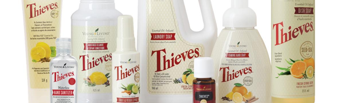 Je huis en meer, natuurlijk schoon met de Thieves Collectie van Young Living 